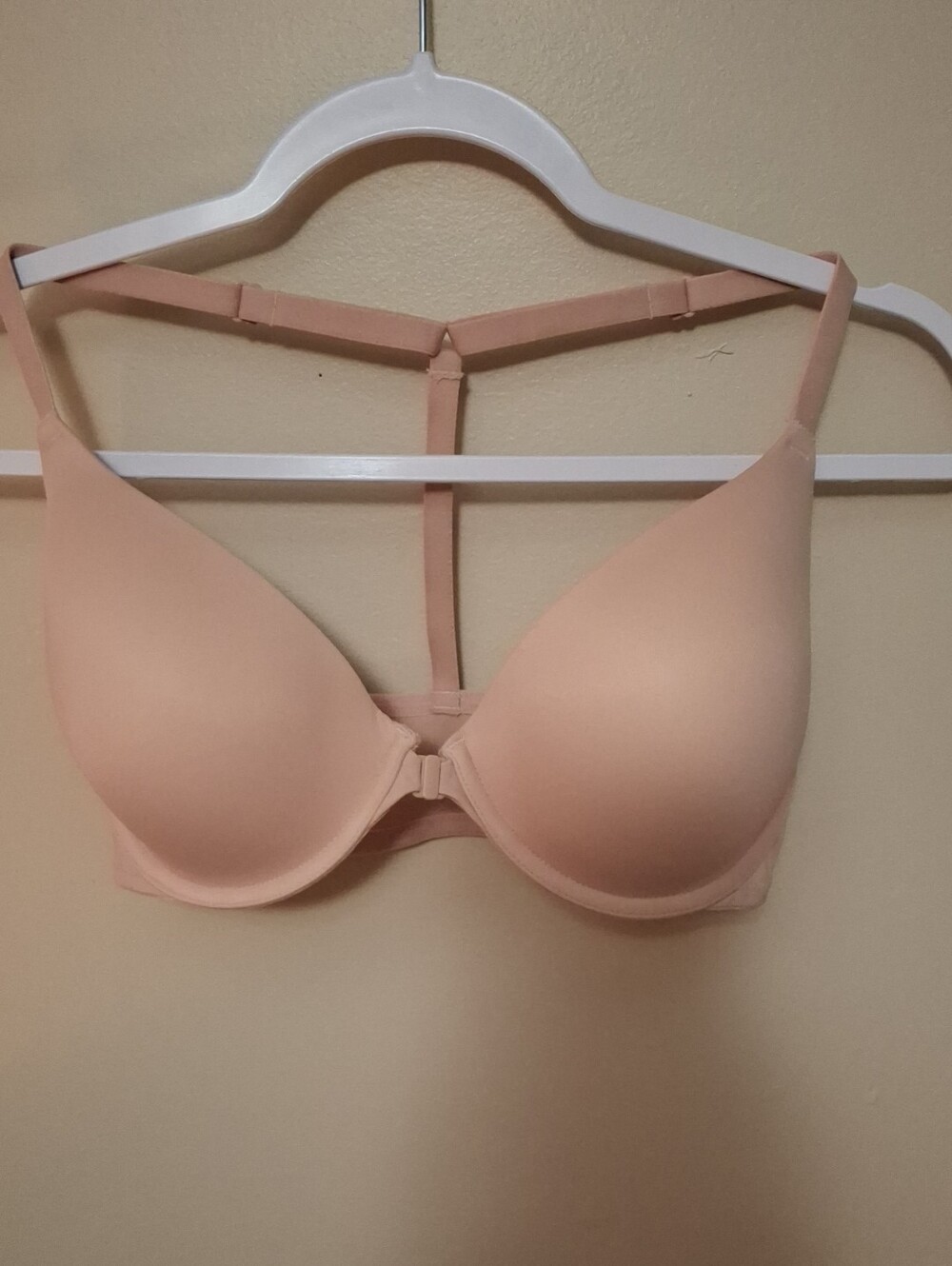 VS 🩷PINK🩷 WEAR EVERYWHERE T-SHIRT LIGHTLY LINED FRONT CLOSE BRA IN NUDE